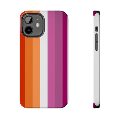 Lesbian Flag tough Impact-Resistant Phone Case
