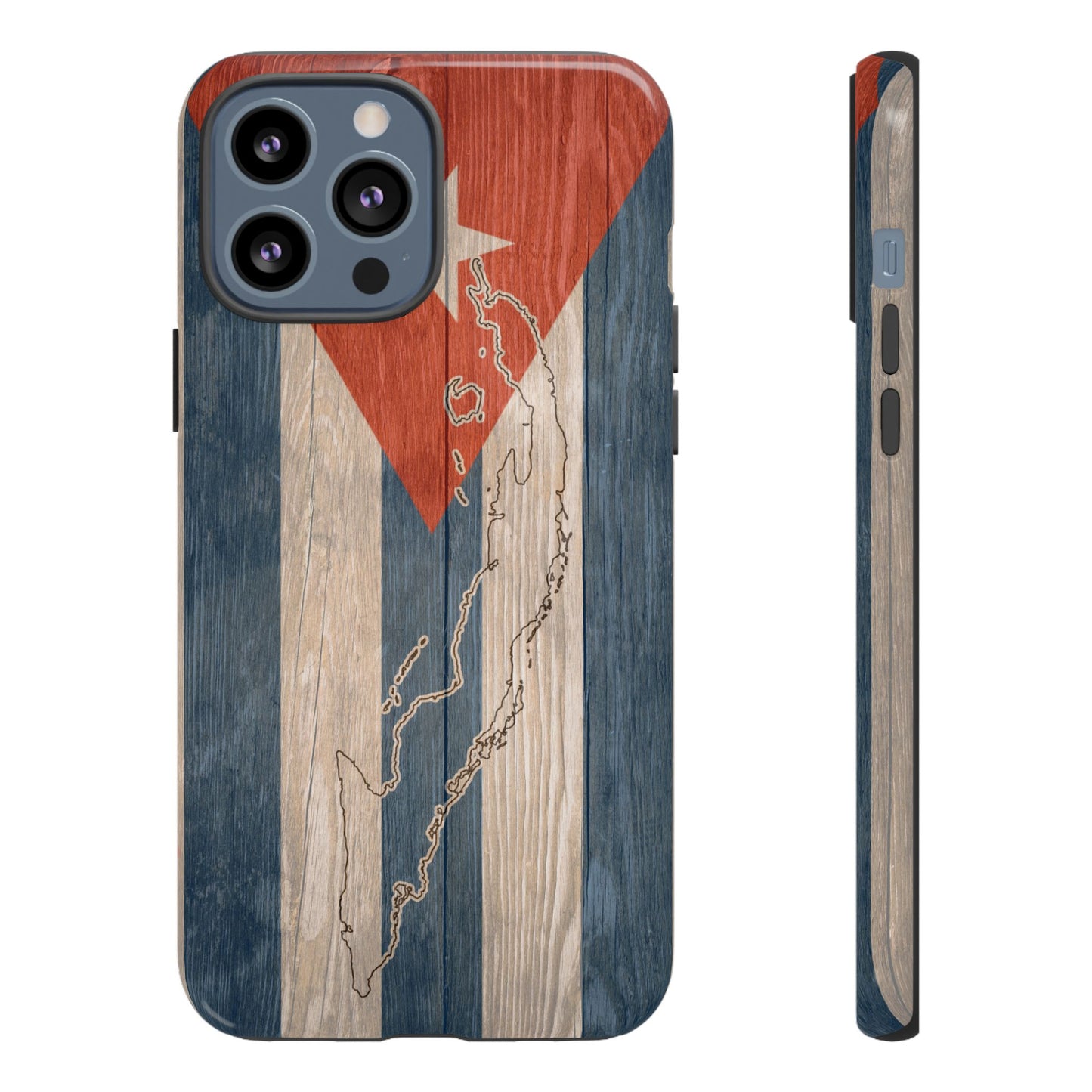 Phone Case Cuban Flag iPhone Case Protective Tough Cover Flag of Cuba Samsung Galaxy Cuban Pride Huawei P40 Lite Hard Plastic Back