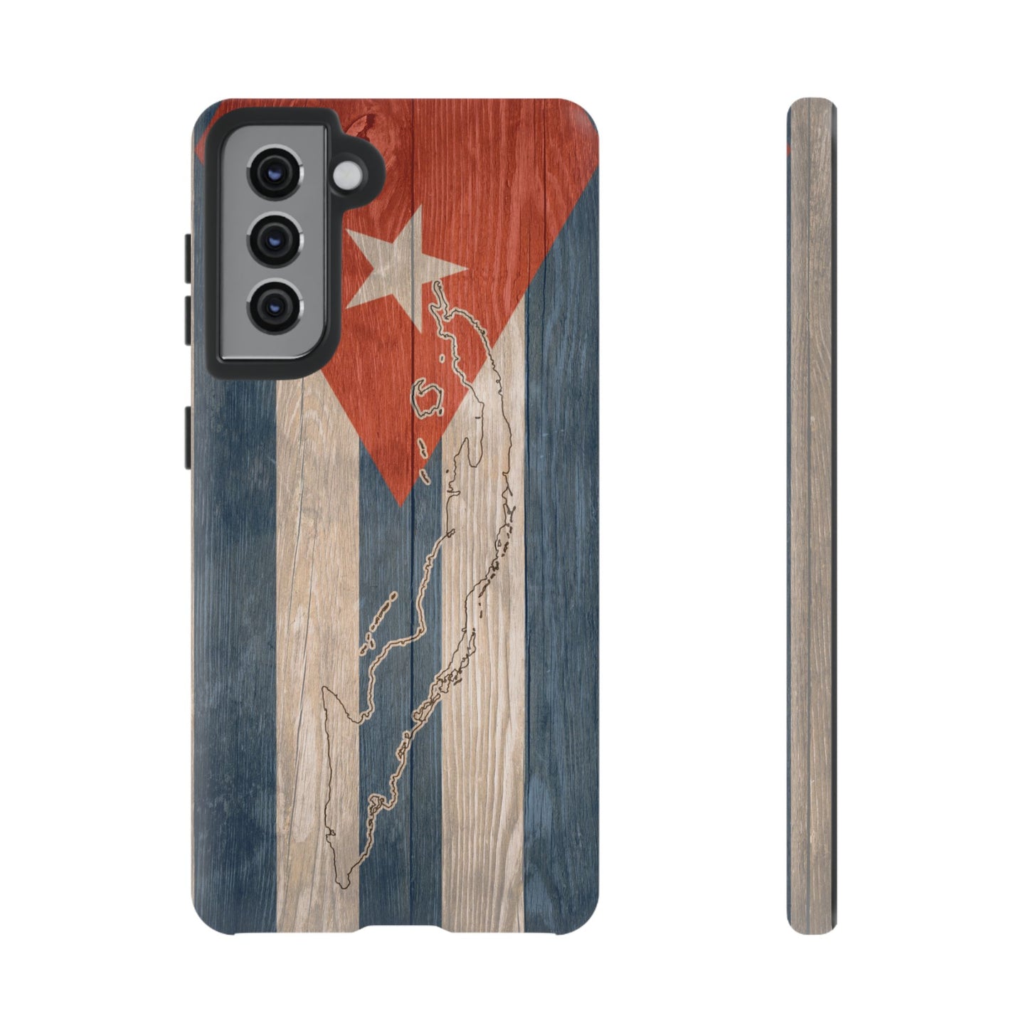 Phone Case Cuban Flag iPhone Case Protective Tough Cover Flag of Cuba Samsung Galaxy Cuban Pride Huawei P40 Lite Hard Plastic Back