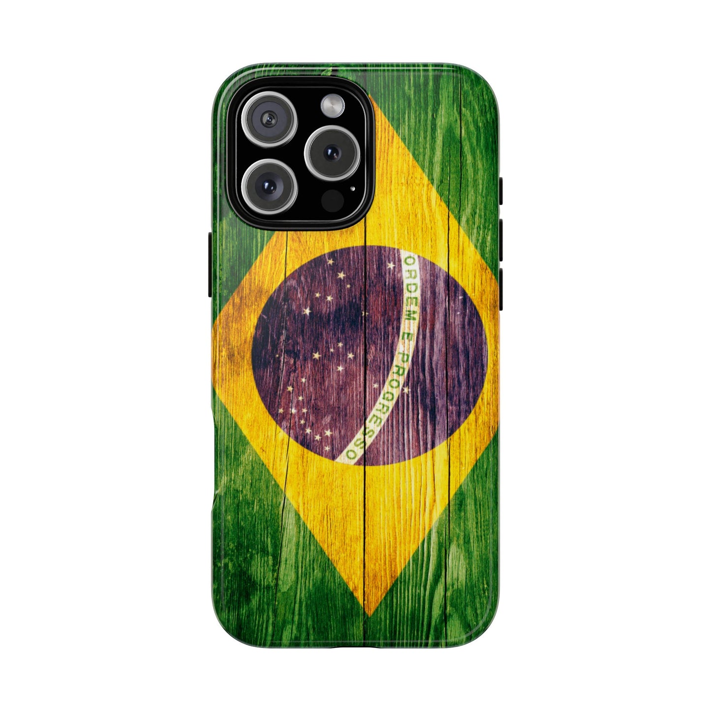 Brazil Phone Case Protective Tough Cover Flag of Brazil Samsung Brazilian Pride Hard Plastic Back Brazil Flag Cover IPhone Souvenir Gift Protective Case