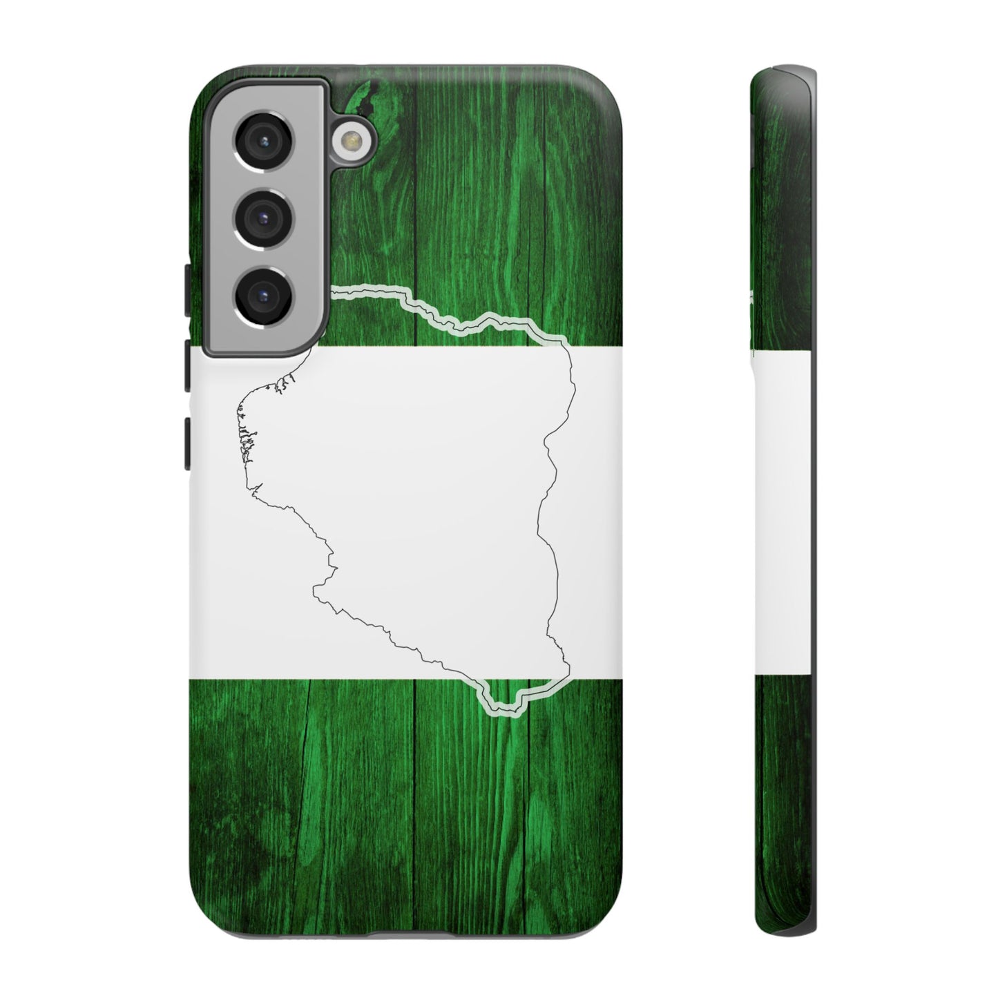 Nigeria Flag Phone Case, African Nation Protective Cover, Nigeria Pride Accessory, Tough Phone Case for Patriots, Nigerian Flag Mobile Case