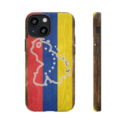 Venezuela Flag Phone Map Case Protective Tough Cover Flag of Venezuela Samsung Venezuelan Pride Hard Plastic Back Venezuela Map Cover