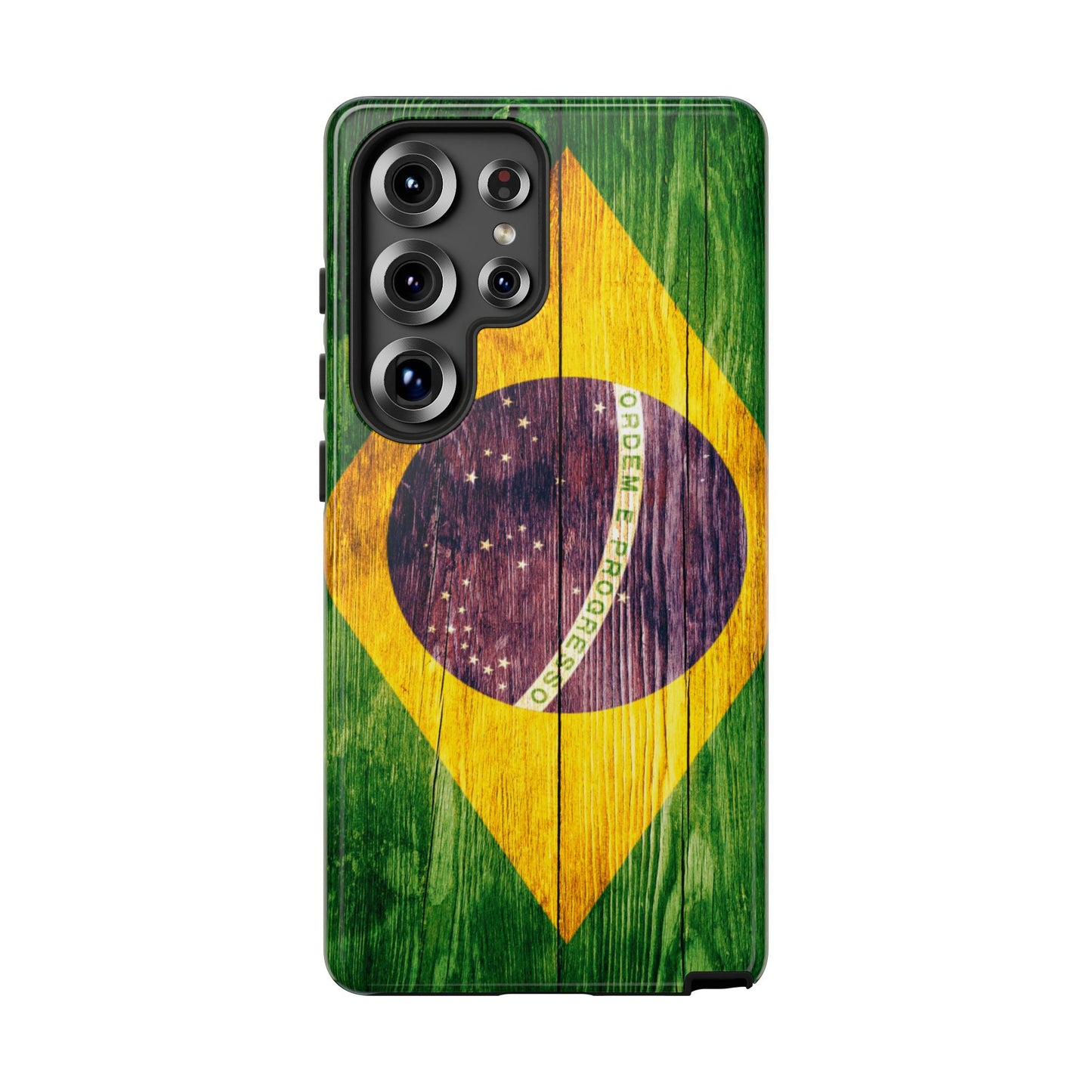 Brazil Phone Case Protective Tough Cover Flag of Brazil Samsung Brazilian Pride Hard Plastic Back Brazil Flag Cover IPhone Souvenir Gift Protective Case