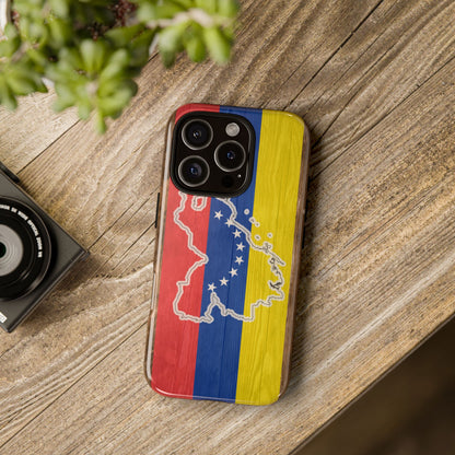 Venezuela Flag Phone Map Case Protective Tough Cover Flag of Venezuela Samsung Venezuelan Pride Hard Plastic Back Venezuela Map Cover
