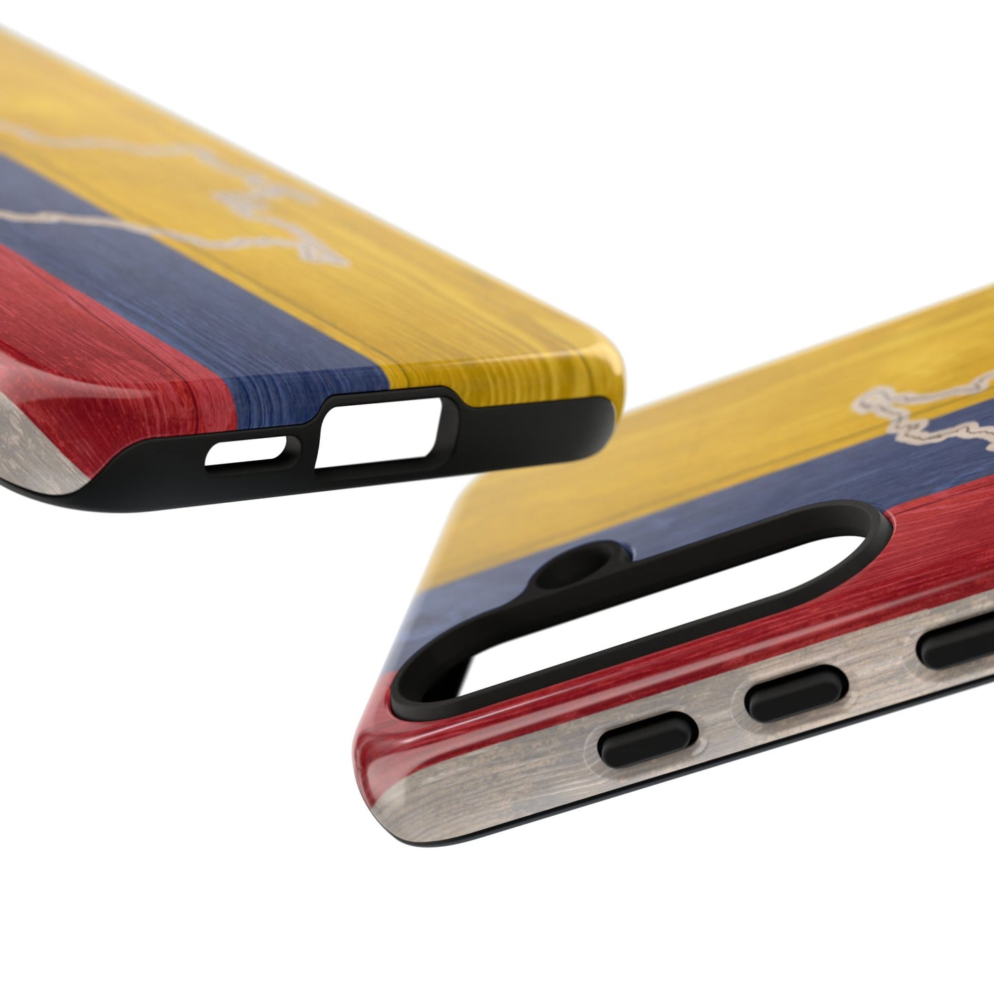Colombian Flag Map Style iPhone Case Protective Tough Cover Flag of Colombia Samsung Colombian Pride Huawei Hard Plastic Back Colombia Phone