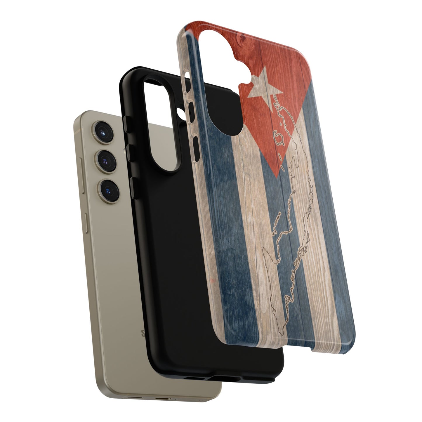 Phone Case Cuban Flag iPhone Case Protective Tough Cover Flag of Cuba Samsung Galaxy Cuban Pride Huawei P40 Lite Hard Plastic Back