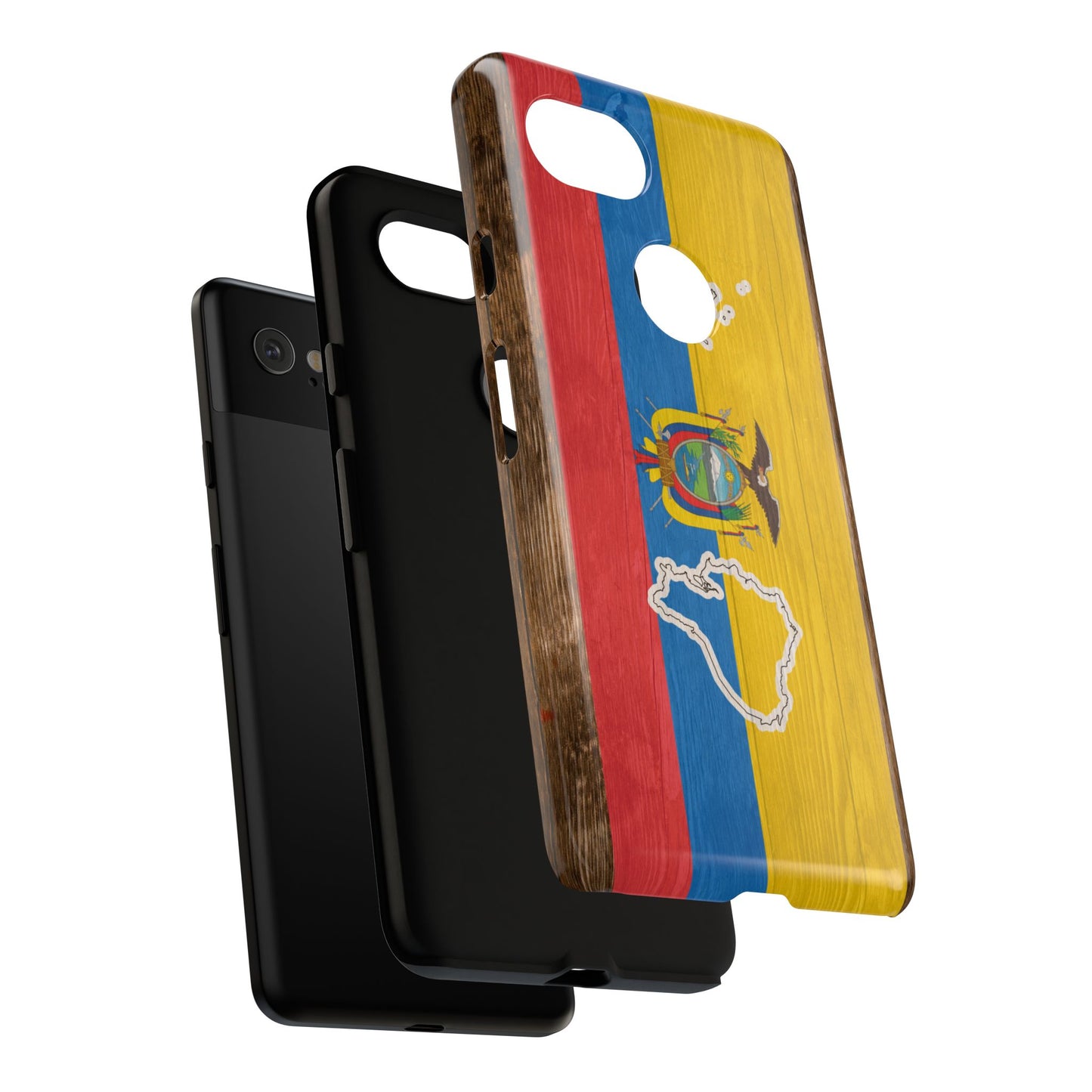 Ecuador Flag Phone Map Case Protective Tough Cover Flag of Ecuador Samsung Ecuadorian Pride Hard Plastic Back Ecuadorian Flag Cover