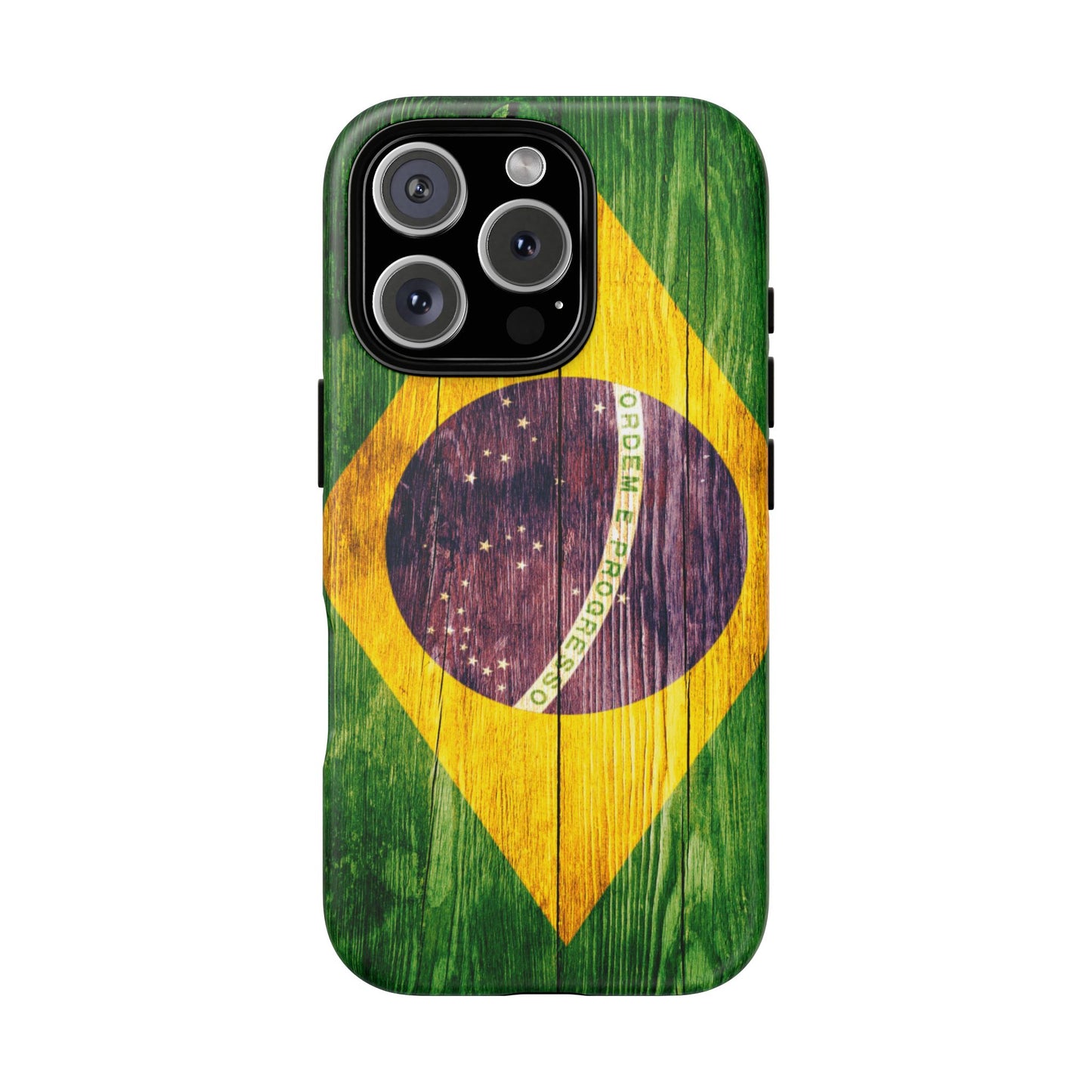 Brazil Phone Case Protective Tough Cover Flag of Brazil Samsung Brazilian Pride Hard Plastic Back Brazil Flag Cover IPhone Souvenir Gift Protective Case