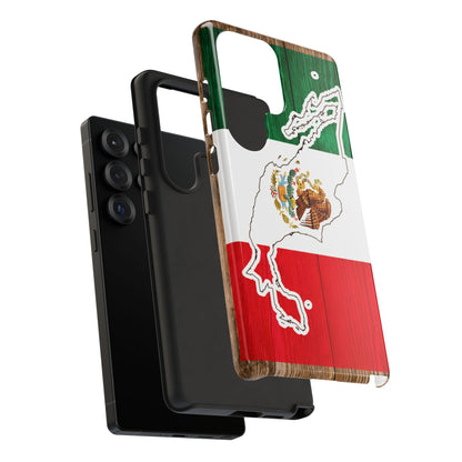 Phone Case, Mexican Flag Tough Case, Patriotic Mexico Phone Cover, Rugged Phone Protector, National Flag Phone Sleeve, Cinco de Mayo Gift