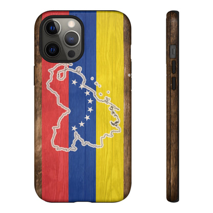 Venezuela Flag Phone Map Case Protective Tough Cover Flag of Venezuela Samsung Venezuelan Pride Hard Plastic Back Venezuela Map Cover