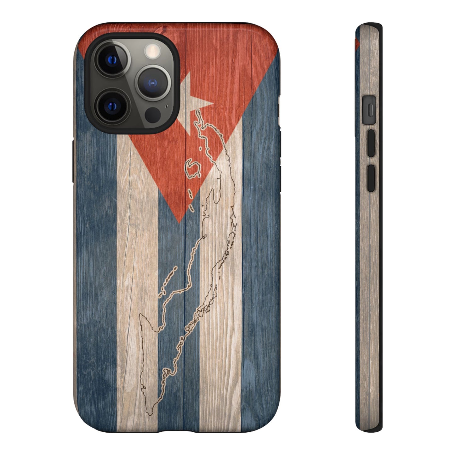 Phone Case Cuban Flag iPhone Case Protective Tough Cover Flag of Cuba Samsung Galaxy Cuban Pride Huawei P40 Lite Hard Plastic Back