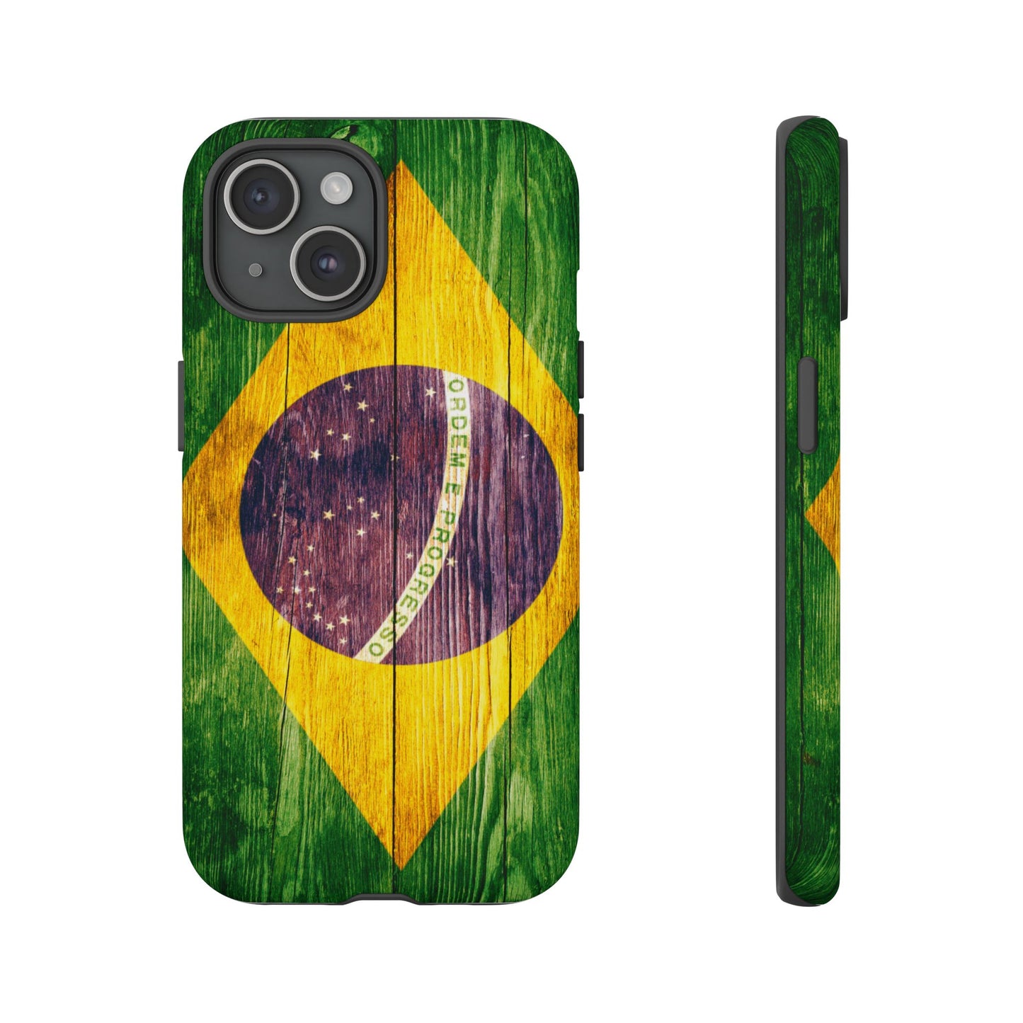 Brazil Phone Case Protective Tough Cover Flag of Brazil Samsung Brazilian Pride Hard Plastic Back Brazil Flag Cover IPhone Souvenir Gift Protective Case