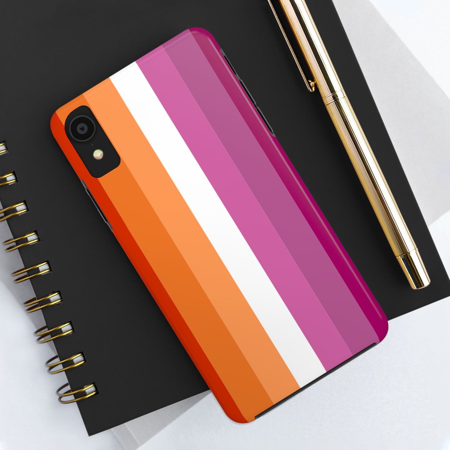 Lesbian Flag tough Impact-Resistant Phone Case