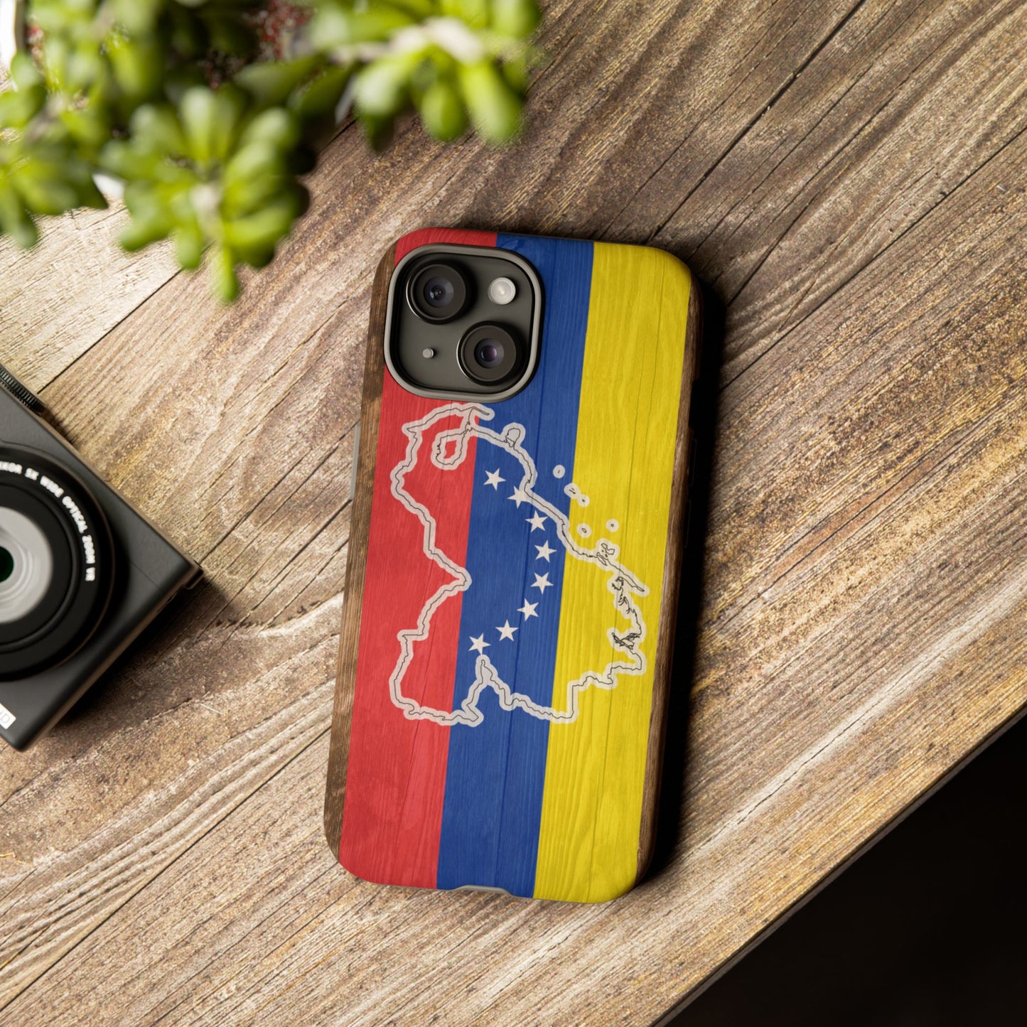 Venezuela Flag Phone Map Case Protective Tough Cover Flag of Venezuela Samsung Venezuelan Pride Hard Plastic Back Venezuela Map Cover