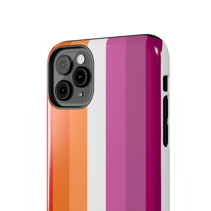 Lesbian Flag tough Impact-Resistant Phone Case