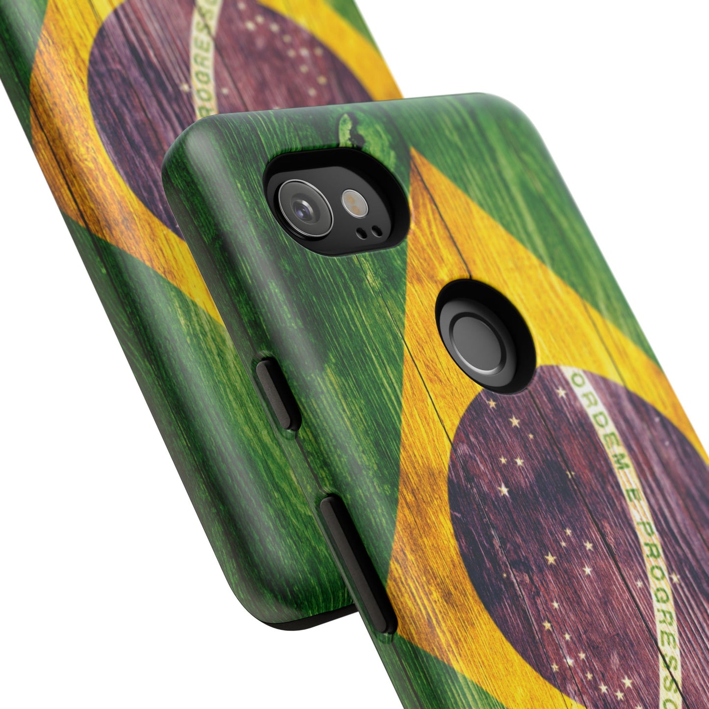 Brazil Phone Case Protective Tough Cover Flag of Brazil Samsung Brazilian Pride Hard Plastic Back Brazil Flag Cover IPhone Souvenir Gift Protective Case