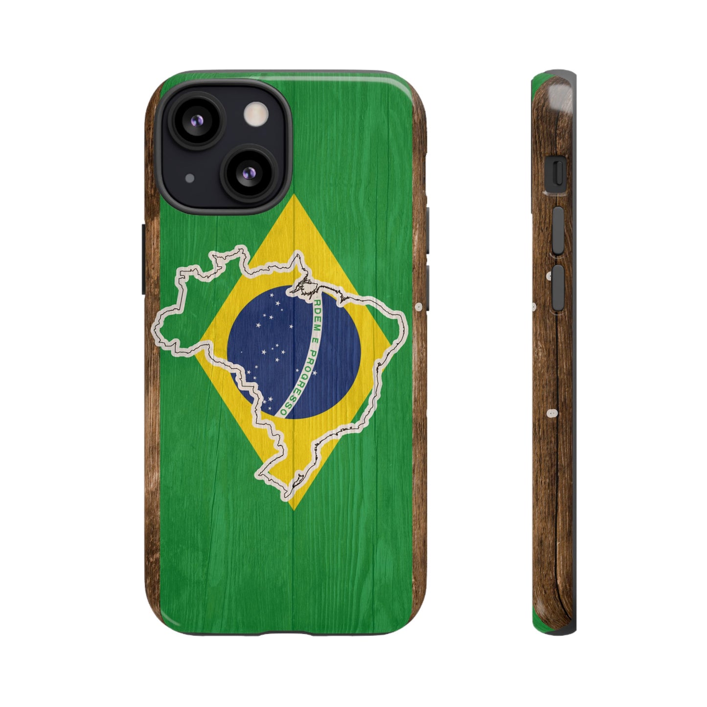 Brazil Flag Phone Map Case Protective Tough Cover Flag of Brazil Samsung Brazilian Pride Hard Plastic Back Brazil Flag Cover