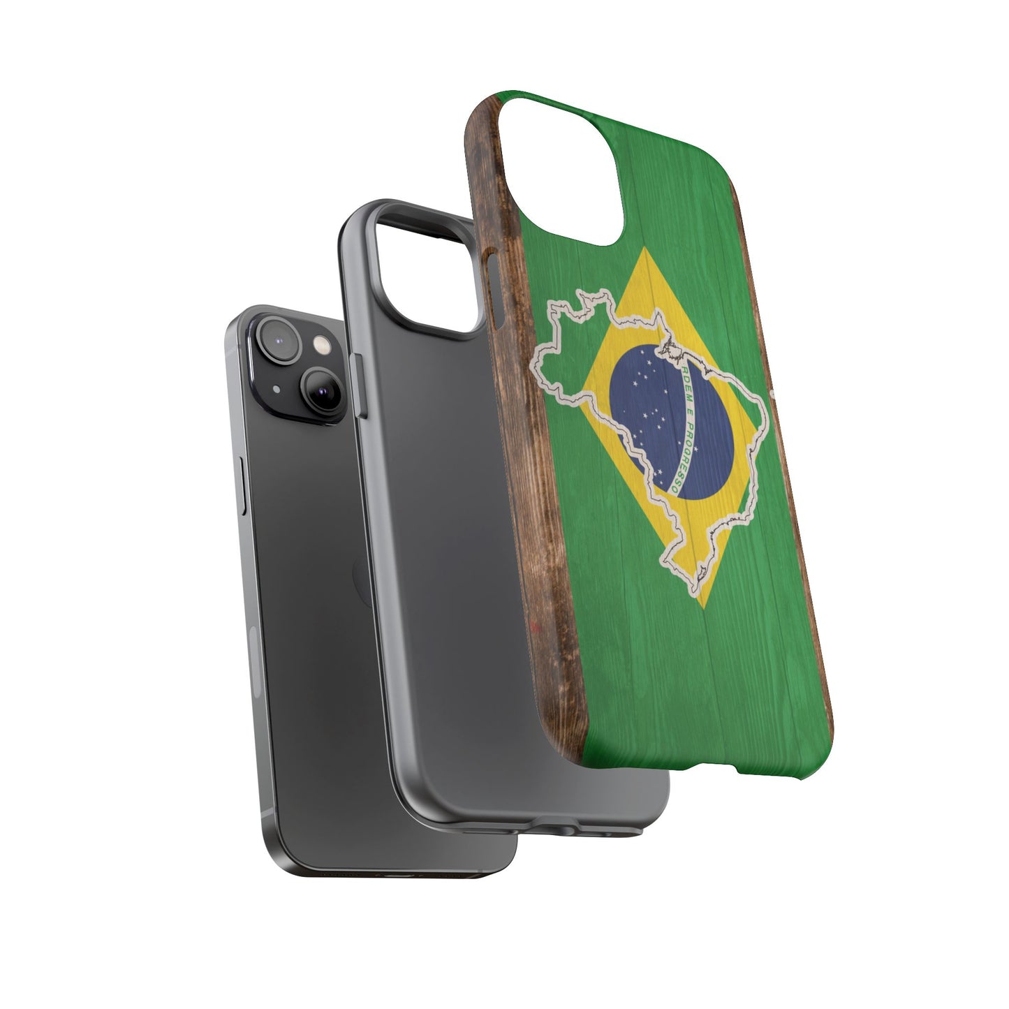 Brazil Flag Phone Map Case Protective Tough Cover Flag of Brazil Samsung Brazilian Pride Hard Plastic Back Brazil Flag Cover