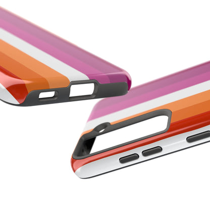 Lesbian Flag tough Impact-Resistant Phone Case