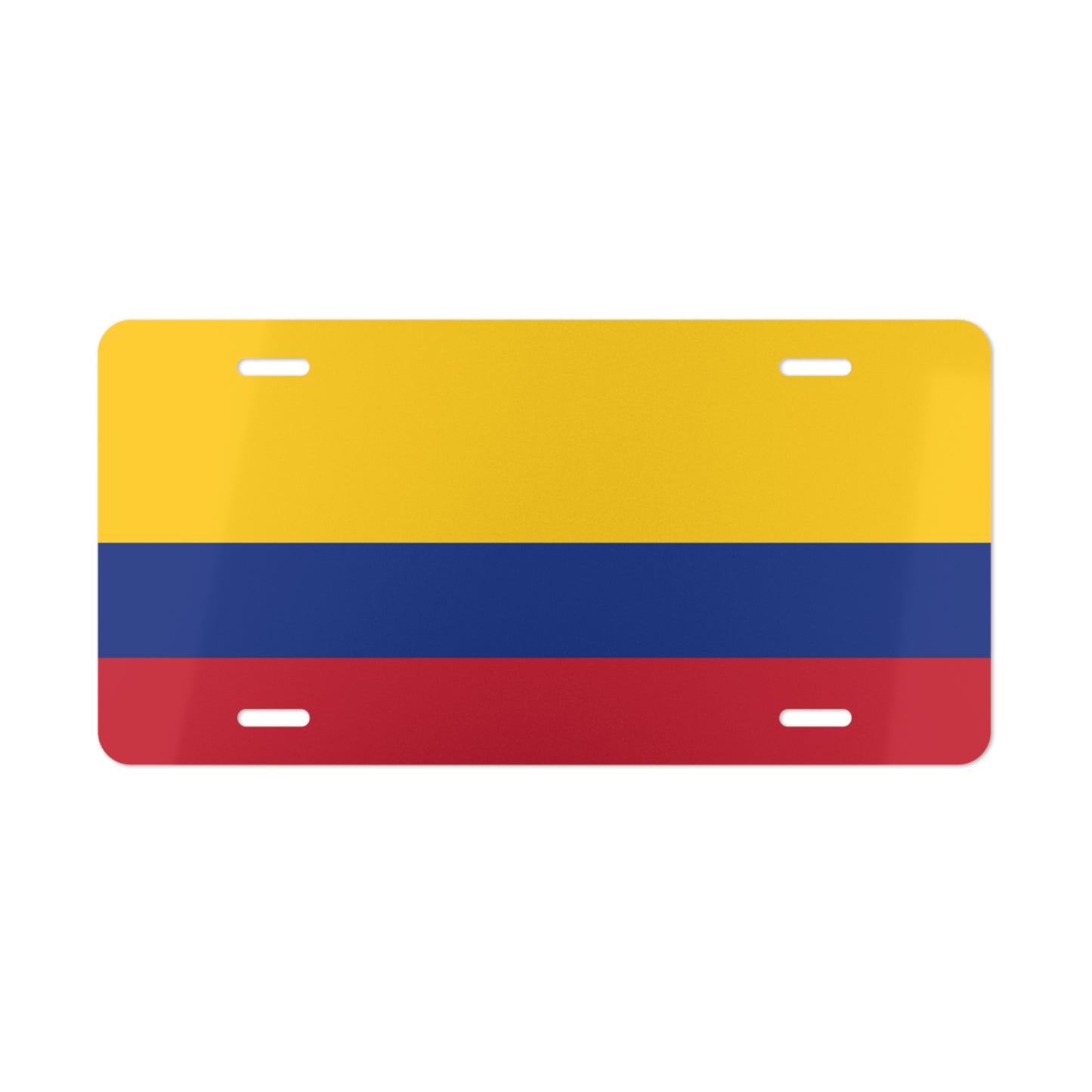 Colombian Flag Vanity Plate Custom Car Colombian Gift Personalized Colombia License Plate Accessory Car Enthusiasts Colombian Pride