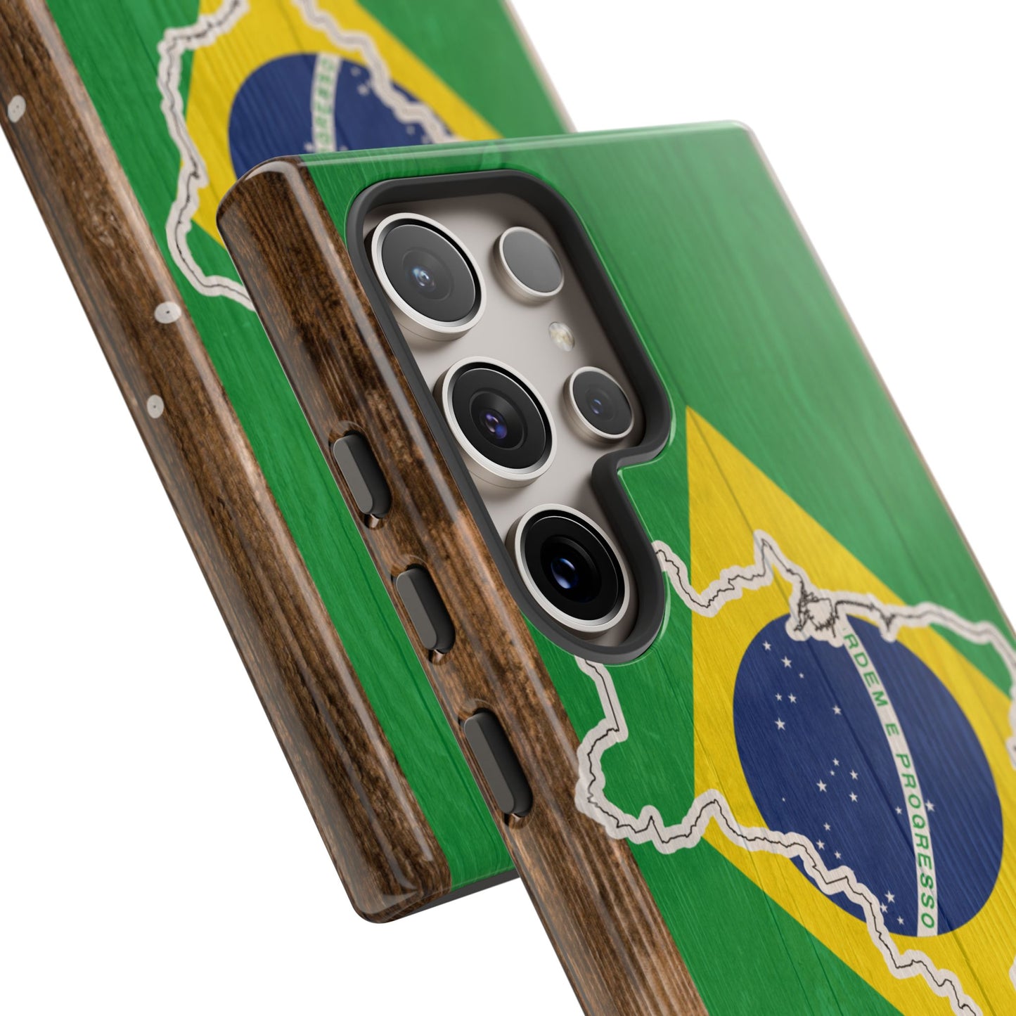 Brazil Flag Phone Map Case Protective Tough Cover Flag of Brazil Samsung Brazilian Pride Hard Plastic Back Brazil Flag Cover