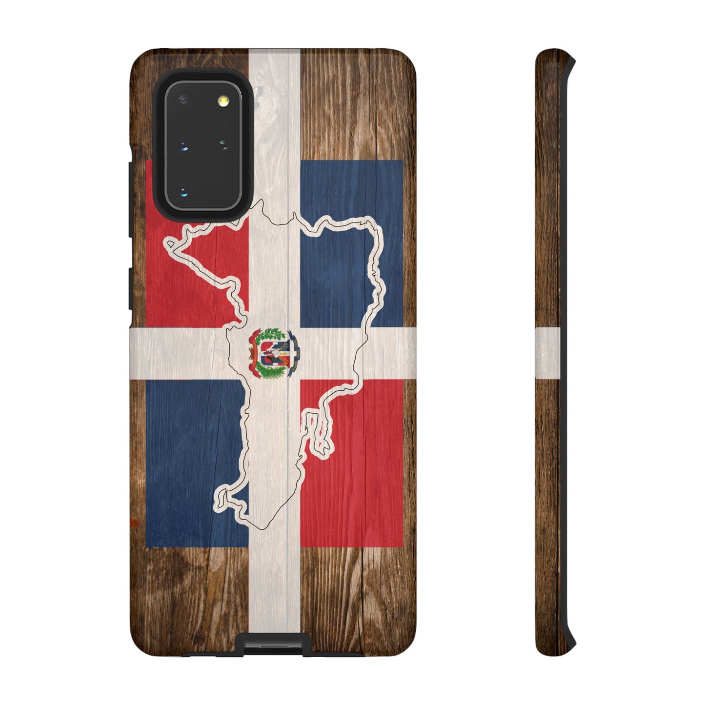Dominican Republic Flag Phone Map Case Protective Tough Cover Flag of Dominican Pride Hard Plastic Back DR Flag Cover Dominicana