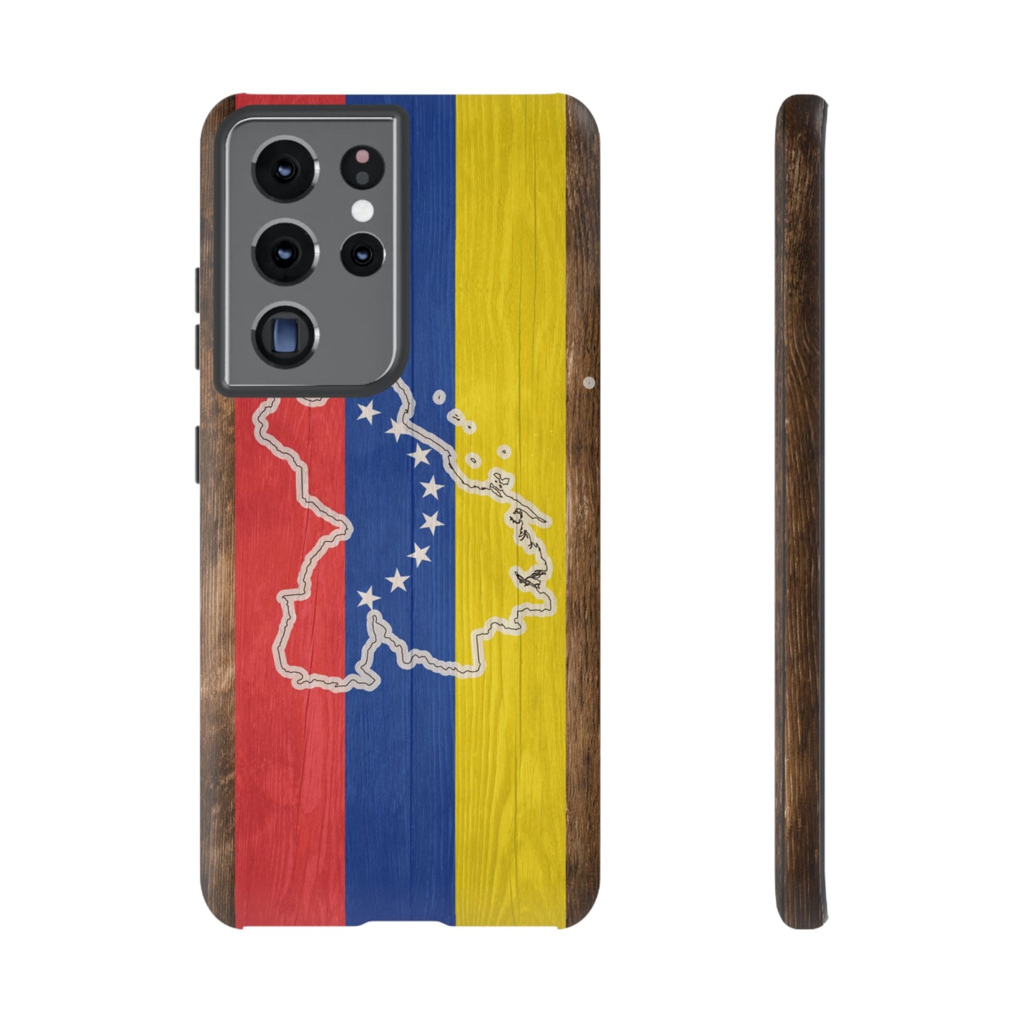 Venezuela Flag Phone Map Case Protective Tough Cover Flag of Venezuela Samsung Venezuelan Pride Hard Plastic Back Venezuela Map Cover