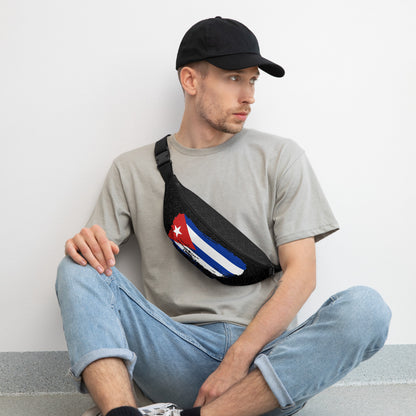 Personalized Cuban Flag Fanny Pack – Adjustable Waist Bag with Inner Pocket for Events Travel Gift for Cuban Souvenir